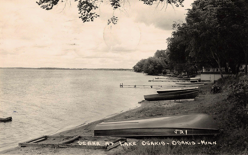 Lake Osakis in 1950