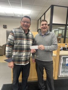 Supporting our community with a $1000 donation to Taste of Osakis